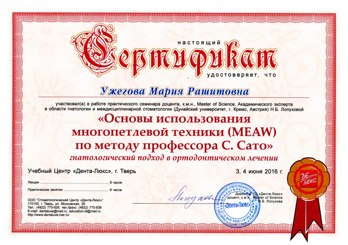 Сертификат 17